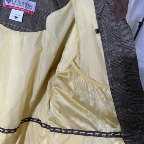 Columbia Convert Brown Gold Snow Jacket Sz L - Picture 9 of 13